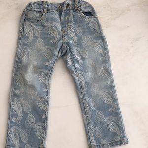 Baby Zara Light Wash Girls Infant Jeans-Size 24M